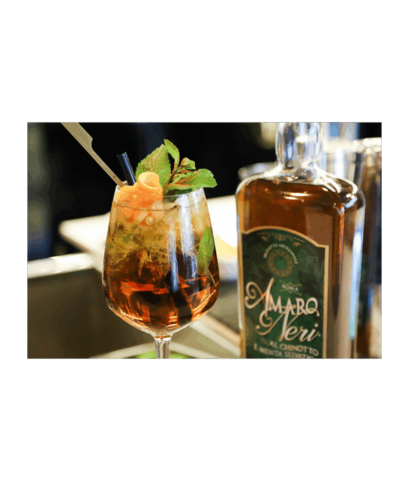 Amaro Neri mit Chinotto und wilder Minze - Image 3
