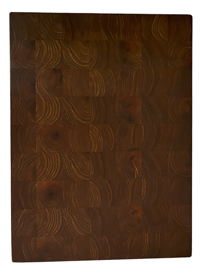 Schneidbrett Kiaat (Teakholz) -  43 x 32 cm