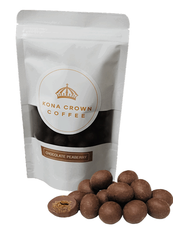 Semi Sweet Chocolate Peaberry - Kaffeebohne Peaberry mit Schokolade umhüllt