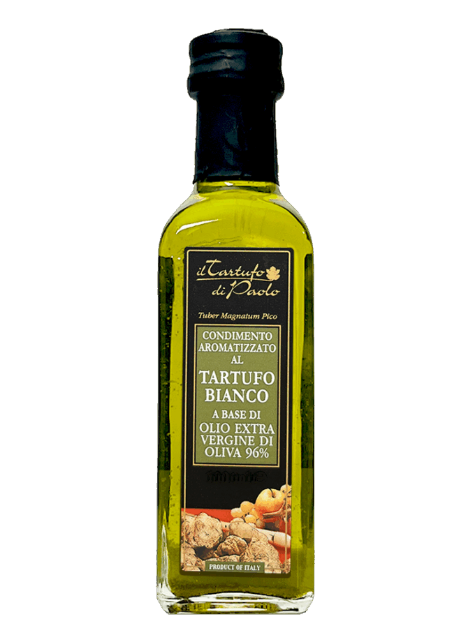 Trüffelöl - Condimento Aromatizzato a base di Olio extravergine d’oliva al tartufo bianco